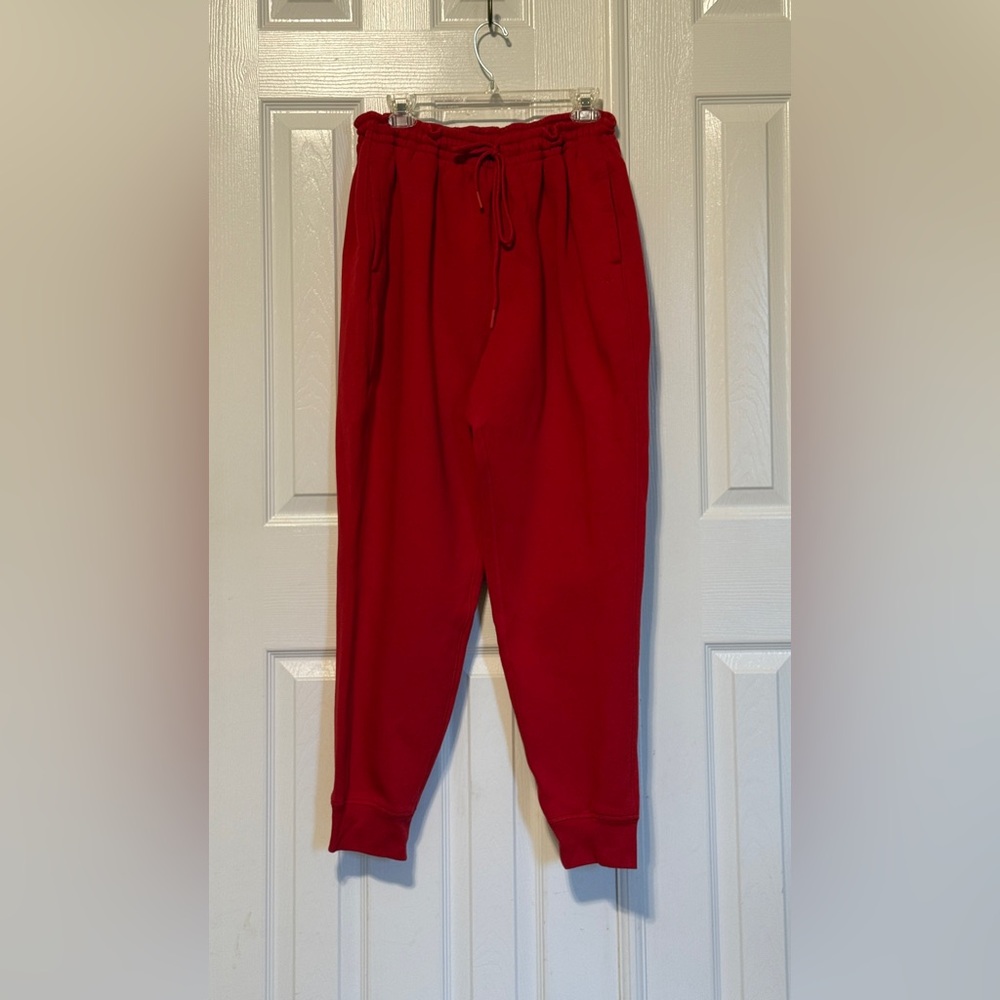 DSG Dick’s Sporting Goods Red Sweatpants with Elastic Waistband Tapered Legs XL